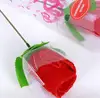 Creative Red rose Shape Washcloth Towel Rose Towel Gift Bath Shower Face Soft Cotton Towel Present Box Wedding Cake Gift