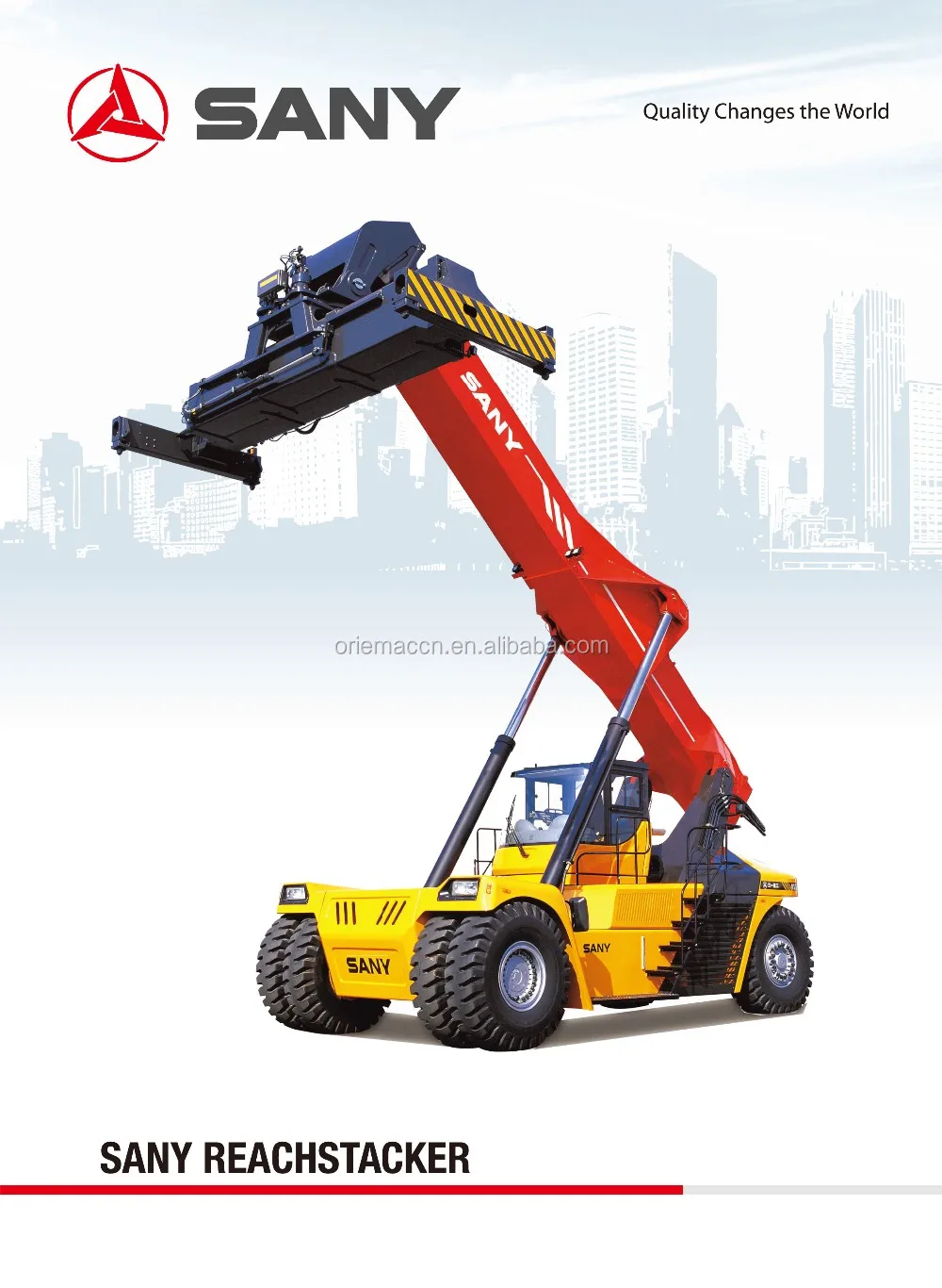 top quality hydraulic reach stacker manual/container reach