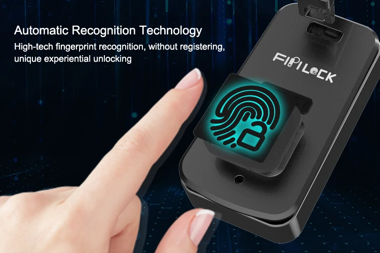 Walsun Fipilock Security Smart Fingerprint Lock For Bag Buy Lock Bag