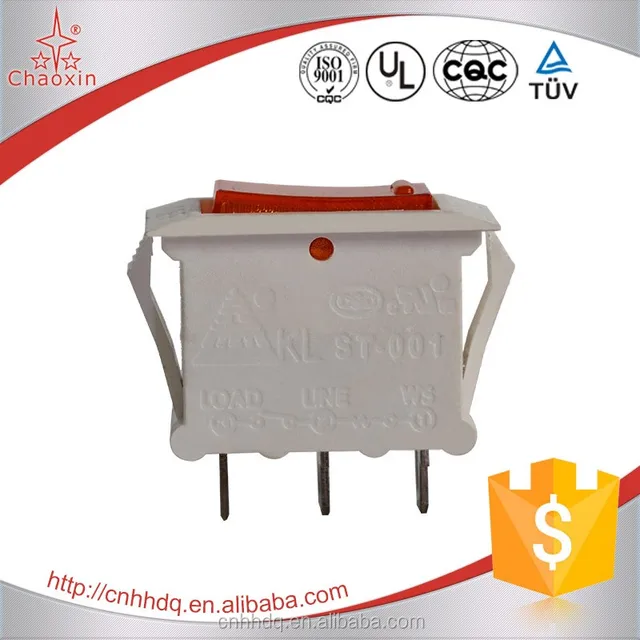 White On Off Light LED Power Rocker Switch