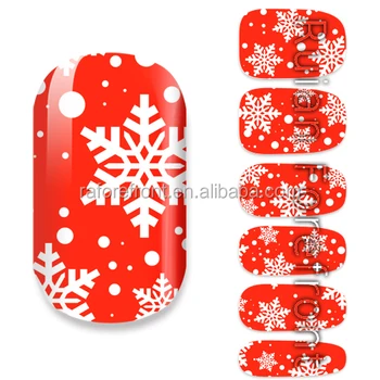 christmas fingernail stickers