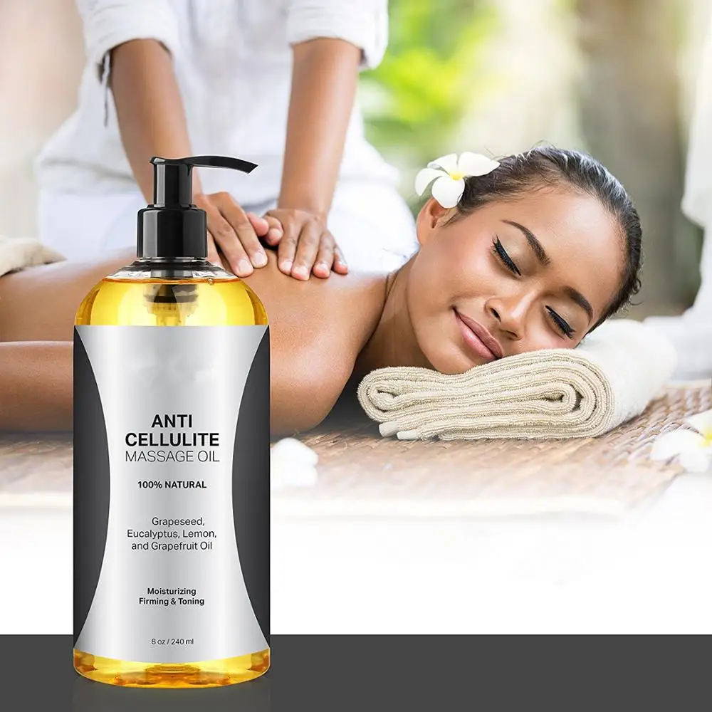 100 All Natural Anti Cellulite Treatment Body Massage Oil For Woman