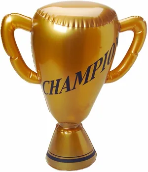 2018 world cup inflatable gold champion cup handle blow up