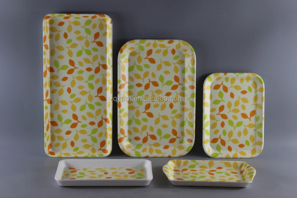 High Quality Melamine Tray Sets Of Various Size And Shape