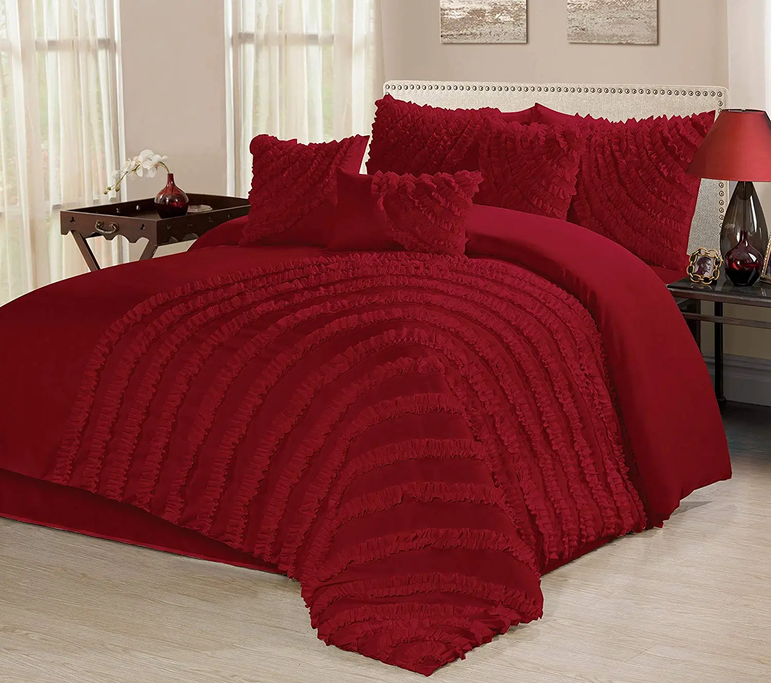 Cheap Red Cal King Comforter Sets, find Red Cal King Comforter Sets deals on line at www.bagssaleusa.com