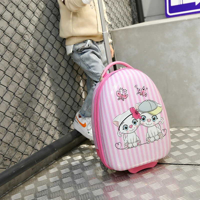 Personalized Children Hard Case Suitcase Travel Trolley Set Luggage Bag