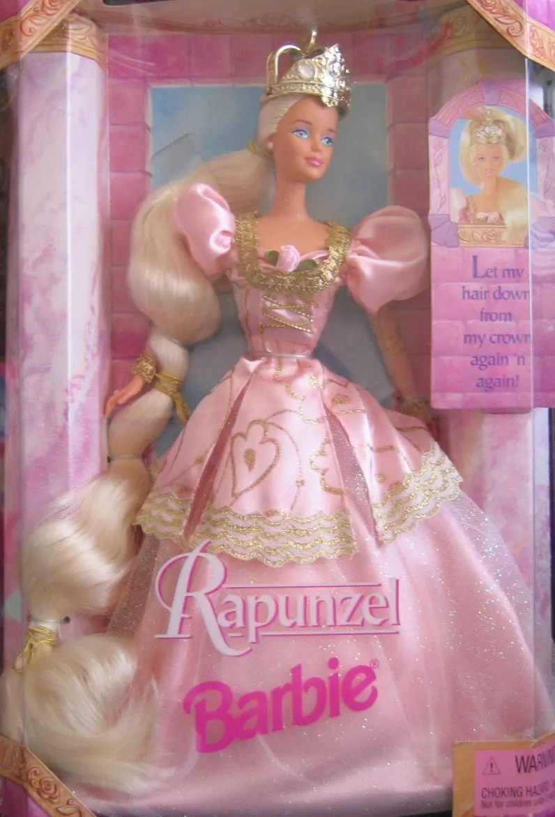 barbie as rapunzel doll pens