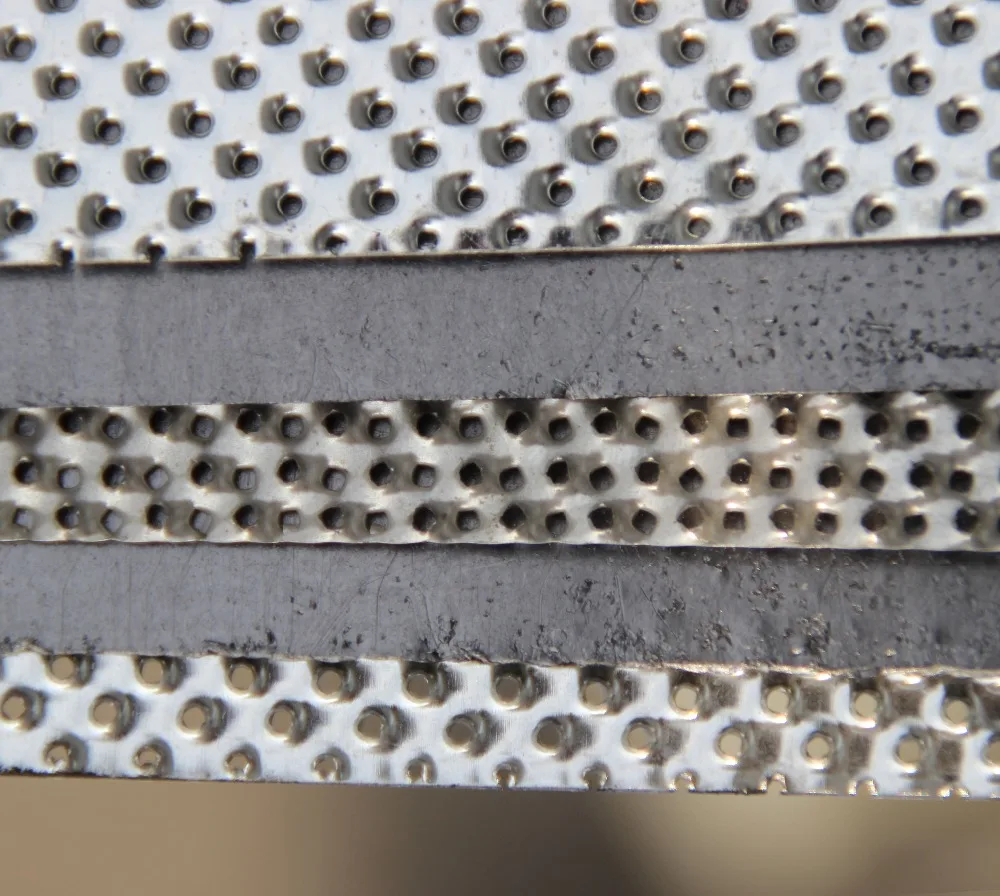 Reinforced Graphite Sheet With Perforated Metal - Buy Graphite Sheet ...