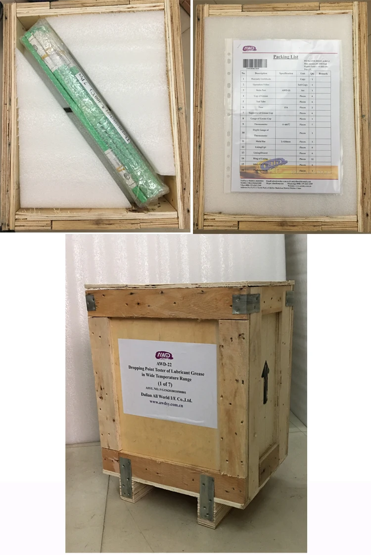 Awd22 Dropping Point Tester For Lubricating Grease In Wide Temperature