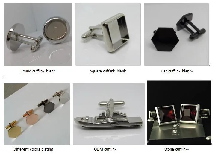 DIY jewelry metal cuff link tray brass custom square cufflink blanks.jpg