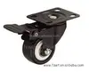 Table Leg Casters Swivel Plate Locking Adjustable Small Caster