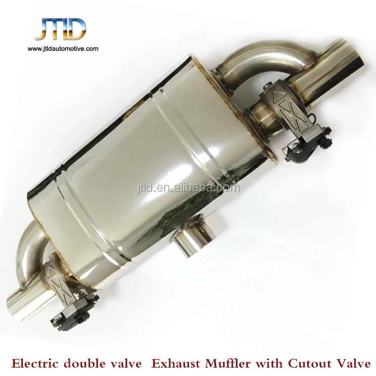 Electronic Exhaust Muffler Double Valvetronic Exhaust Muffler With