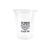 Transparent Disposable Plastic Smoothie/Milkshake Cups With Lids