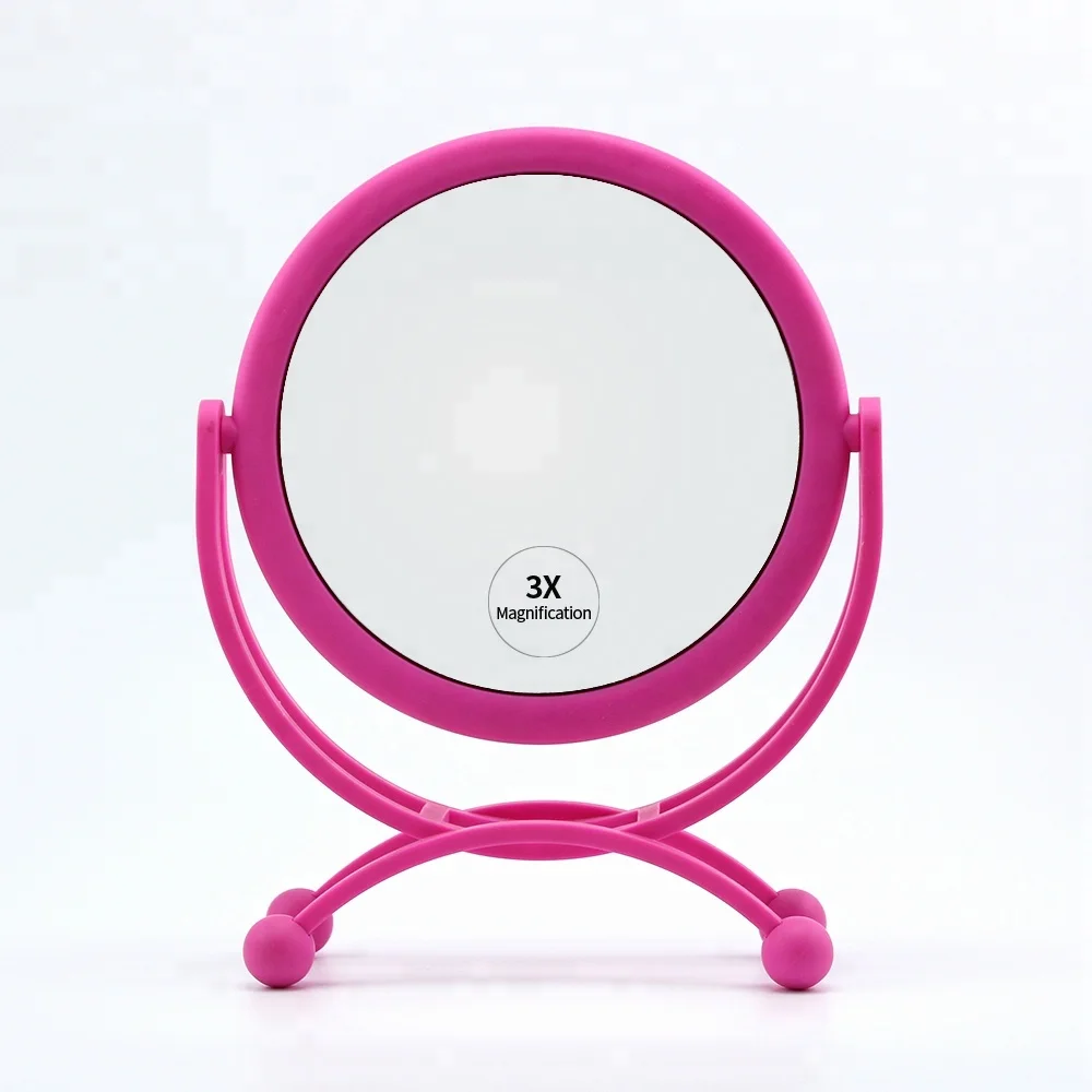 Double Sided Square Table Mirror With Magnification Glass - Buy Square ...