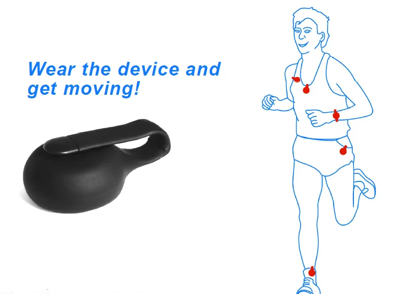 Fitcare Pe805a Wireless 3d Sensor Smart Activity Tracker Ankle