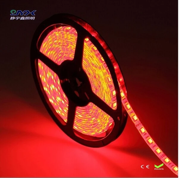 2019 hot sales 5m 14,4w/m led strip light high quality 60leds per meter single pcb smd5050 flexible led strip non-waterproof