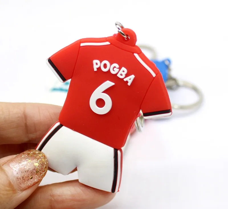 World Cup Gifts Mini Custom Logo Rubber Pvc Football Club Jersey T