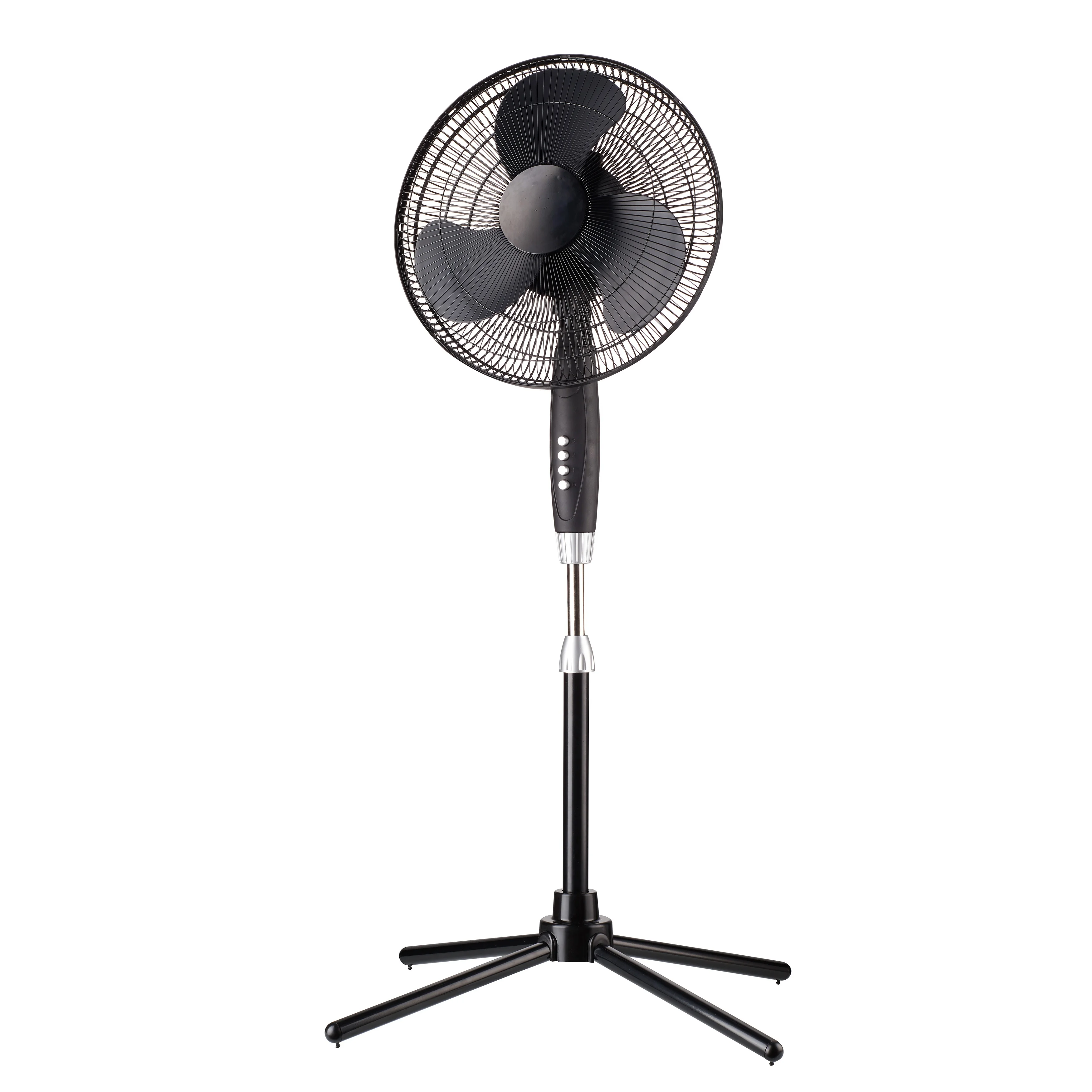 16 Inch Mechanical Type Electric Stand Fan,Foldable Cross Base Fan