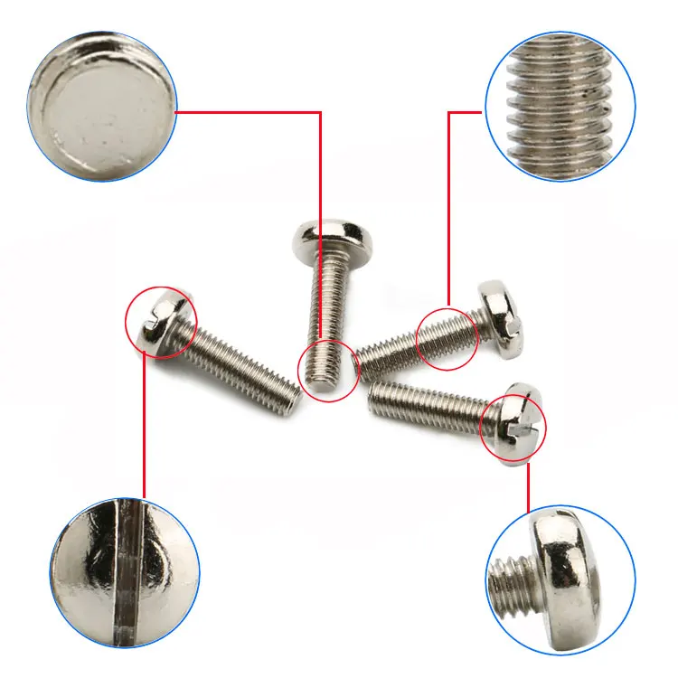 Slotted Pan Head Machine Screw Slot Pan Head Screws