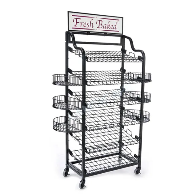 Customized Metal Beef Y Display Stand Wire Floor Shelf Customized Metal Beef Y Display Stand Wire Floor Shelf With Wheels Foods Iron