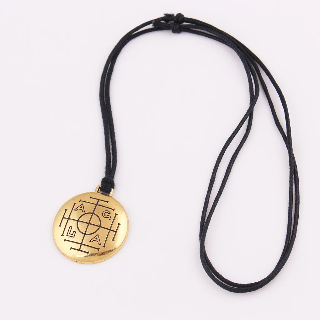 N422 Trade Assurance Gold Plated Agla Wealth Pendant Viking Rune ...