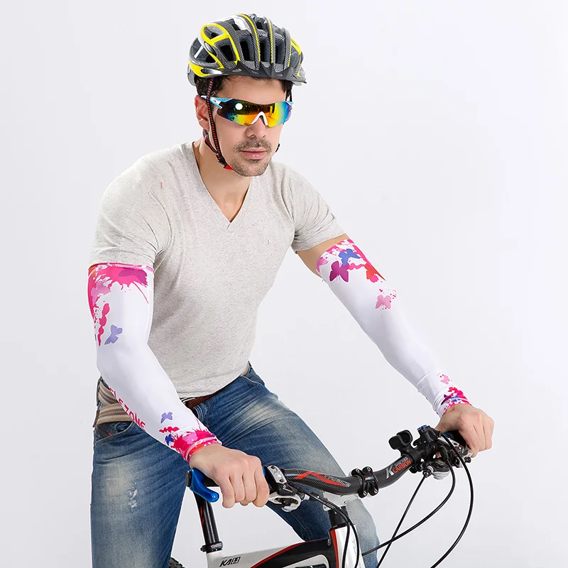 Cycling Sleeves Bicycle Arm Warmer Uv Protection Arm Sleeves Bike Warmer Riding Sports Bike