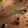 KANOSAUR0044 Amusement Park Kids Attractive Dinosaur Skeleton Excavation Kit
