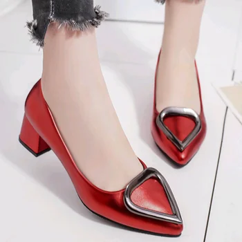 spring chunky heels