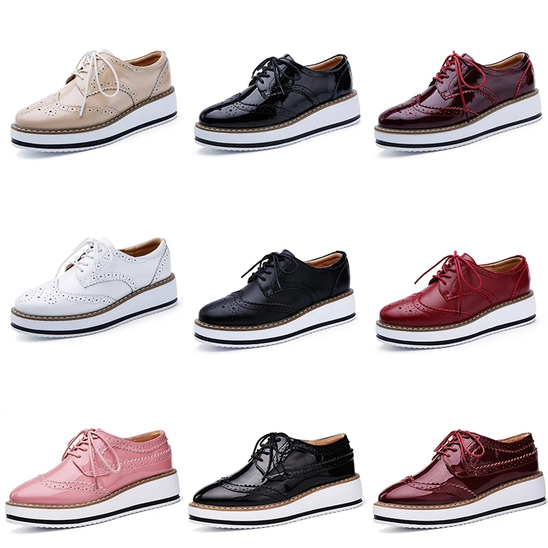 platform brogues womens