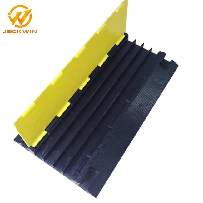 Rubber Cable Protector Ramp Pvc Electric Cable Duct Plastic