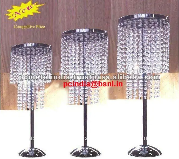 Chandelier Table Top Wedding Centerpiece Candelabra Silver Chandelier Table Top Wedding Centerpiece Candelabra Silver Candelabrs With Crystal Hanging