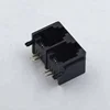 High quality good price RJ11 6P4C female double ports 1*2 internet access network jack with edges