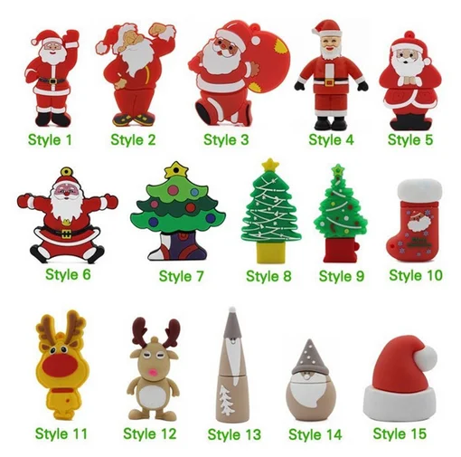 New business ideas Christmas cartoon character USB Memory Drive 8GB usb flash drive - ANKUX.COM