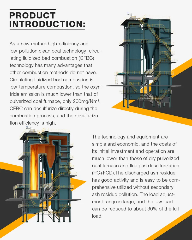 Circulating Fluidized Bed Boiler, 65T/hr, CFB - detail 4