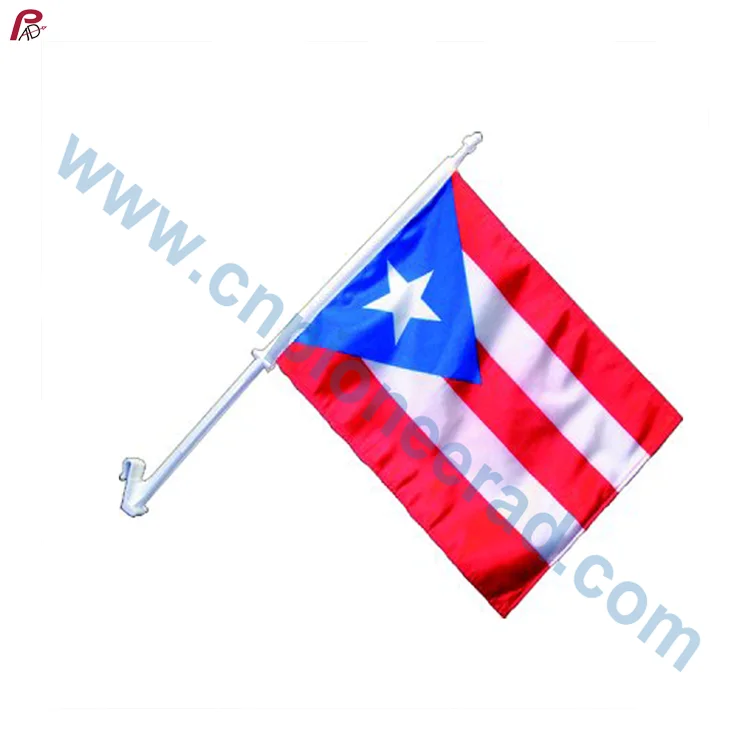 Custom Printing Puerto Rico National Flag Car Flag Buy Puerto