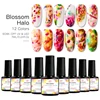 Wholesale new product soak off fast dry design blooming effect nail paint flower blossom nail gel polish