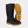 Durable PVC Steel Toe & Plate Work Safety Gun Boots