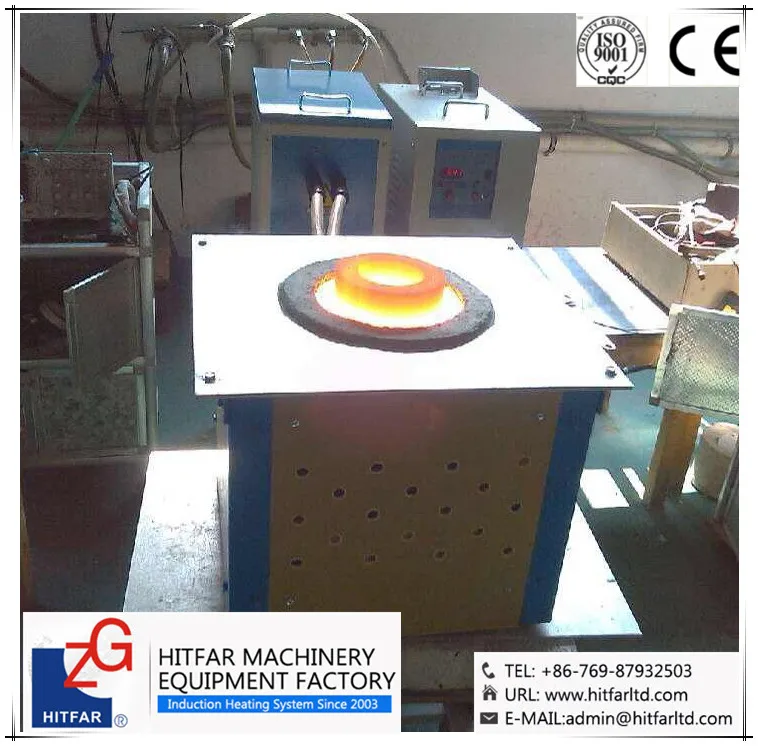 Hitfar Machinery 15kw 10kg Laboratory Induction Melting Furnace With