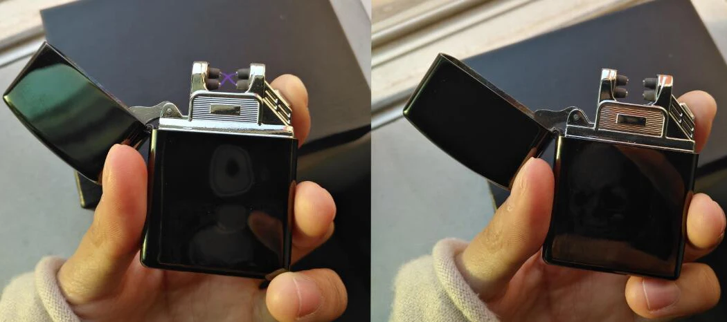 Eroad Windproof Stepped Crossover Arc Luxury Brick pattern USB charging electronic cricket lighters.jpg