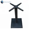 Powder coated Pyramid Bottom square black Cast Iron Table Base