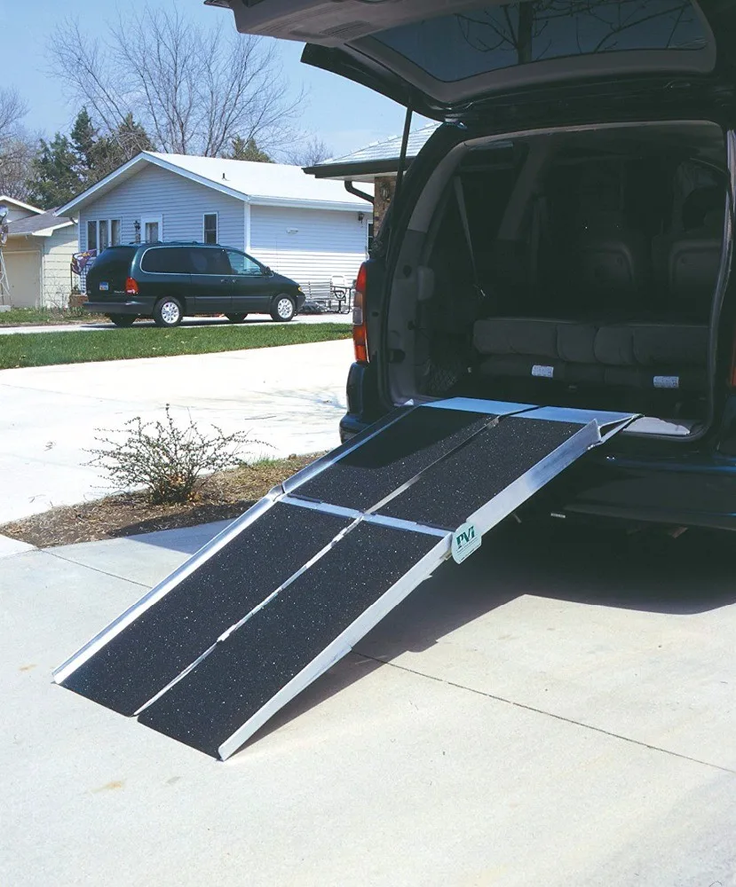 铝巴士折叠轻量级轮椅坡道