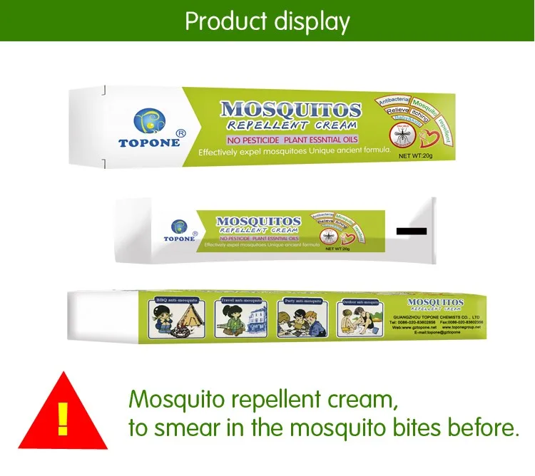 Pest Control mosquito repellent cream for outdoor camping