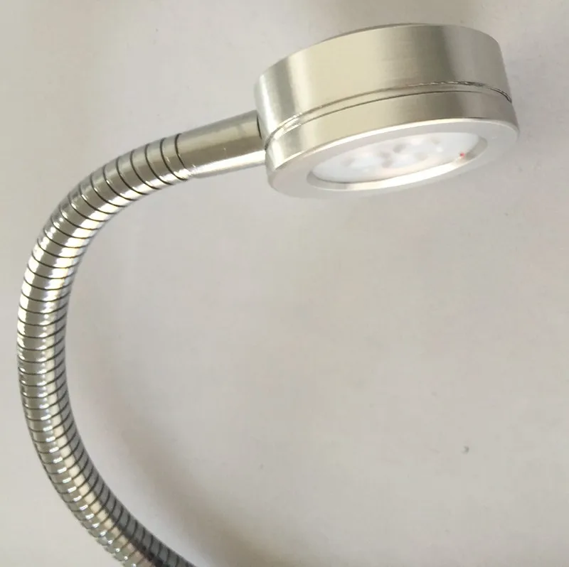 12V 3W LED GOOSENECK WALL READING LIGHT