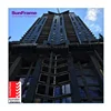 Sun Frame PVDF Finishing Aluminum Structure Curtain Wall System Unitized Curtain Wall