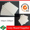 Supply 1mm 2mm 3mm grey board paper hard grey solid chipboard