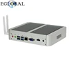 Fanless system 12V small desktop PC Wind10/Linux 6USB ports Mini PC store Core i5 most powerful mini computer
