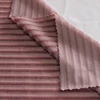 100% poly fabric 2018 the hot sell velvet stripe burn-out