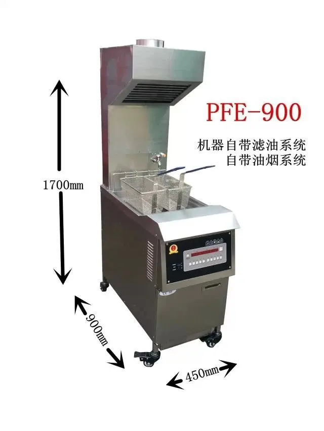 2016 Minggu Open Fryer Chicken Fryer Electric Deep Fryer With Range