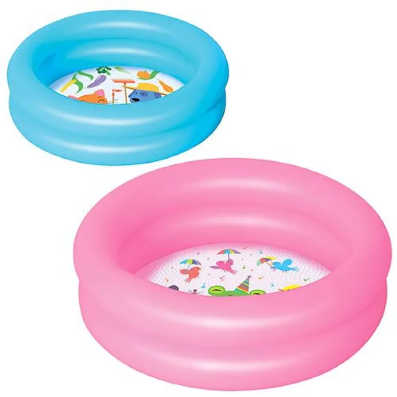 2 ring inflatable pool