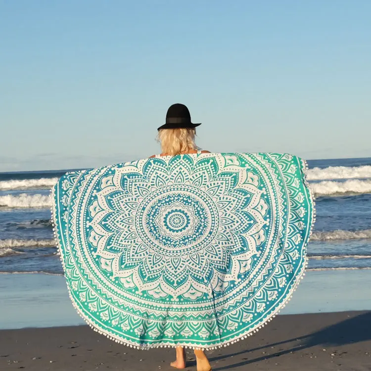 Microfiber Circle Printing Round Beach Towel Hawaii Microfiber Circle Printing Round Beach Towel Hawaii Whole